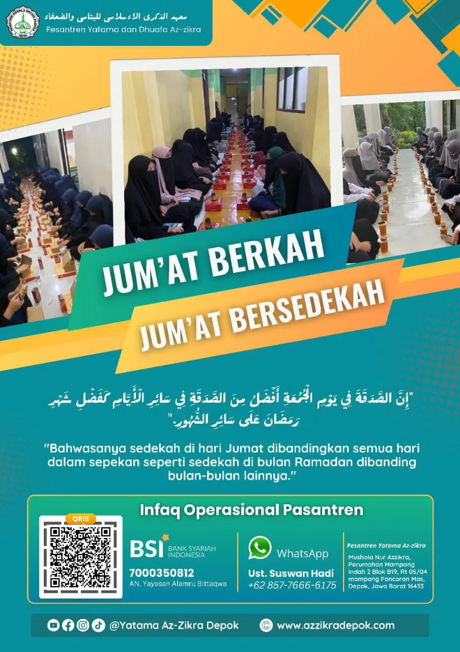 JUM’AT BERKAH, JUM’AT BERSEDEKAH